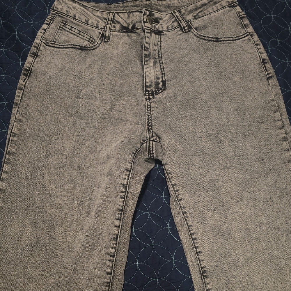 Gray Denim Jeans